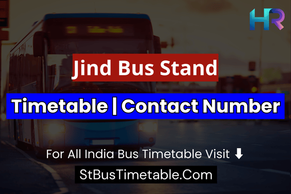 Jind Bus Stand Timetable