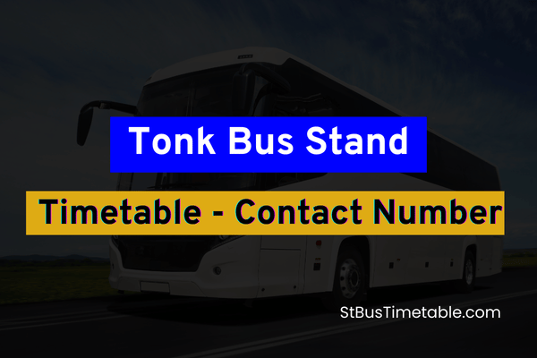 Tonk Bus Stand